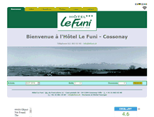 Tablet Screenshot of lefuni.ch